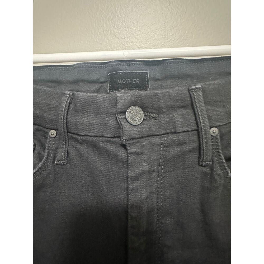 MOTHER The Looker Skinny Jeans in Not Guilty in Black Size 27 - Picture 3 of 10